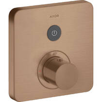Смеситель скрытого монтажа для душа Axor ShowerSelect 36705310 с термостатом, матовое красное золото, фото №1