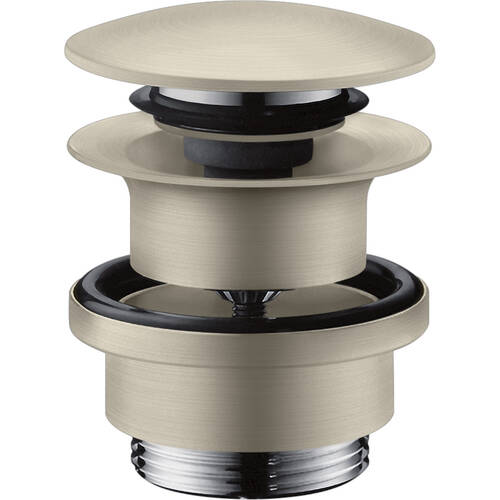 Донный клапан для раковины Axor 51300820 Push-open, матовый никель, фото 1