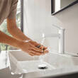 Змішувач для раковини Hansgrohe Finoris 76010700 білий матовий, фото 3