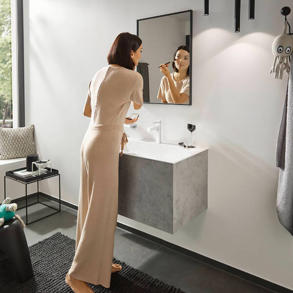 Змішувач для раковини Hansgrohe Finoris 76010700 білий матовий, фото 4