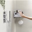 Полиця пластикова Joseph Joseph 01000953 70549 кутова з дзеркалом білий, фото 2
