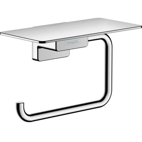 Тримач туалетного паперу з полицею Hansgrohe 41772000 хром, фото 1