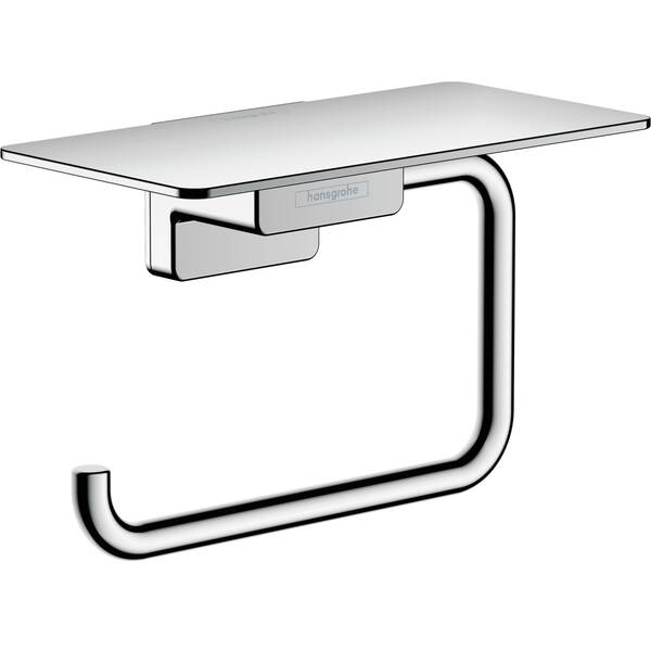 Тримач туалетного паперу з полицею Hansgrohe 41772000 хром, фото 1