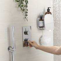 Полка пластиковая Joseph Joseph 01000951 70547 с зеркалом белый, фото №3