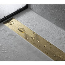 Решітка для душового каналу Hansgrohe RainDrain Flex 56043140 бронза 700 мм, фото №4