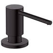 Дозатор для рідкого мила Hansgrohe 40438670 A41 вбудований чорний матовий, фото 1
