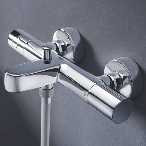 Смеситель для ванны Grohe Grohtherm 800 Cosmopolitan 34766000 с термостатом хром, фото 3