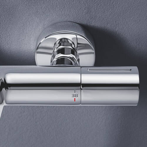 Смеситель для ванны Grohe Grohtherm 800 Cosmopolitan 34766000 с термостатом хром, фото 4