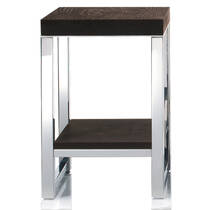 Табуретка для душевой кабины Decor Walther Wood WO HME 0926885 полированная сталь/ясень темный промасленный, фото №1