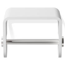 Тримач для туалетного паперу Decor Walther Stone TPH4 0974555 з полицею, білий матовий, фото №1