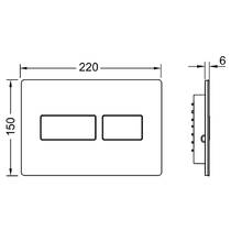 Клавиша смыва для унитаза TECEsolid 9240416 черный матовый, фото №3