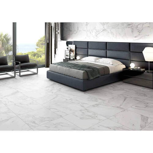 Керамограніт Argenta Ceramica Carrara White Shine 60х60 см, фото 2