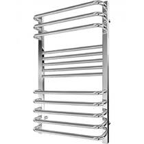 Полотенцесушитель водяной Mario Гера-Люкс 800х500/470 800х500 мм полированная нержавеющая сталь, фото №1