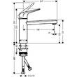 Змішувач для кухні Hansgrohe Focus M42 71806000 хром, фото 2