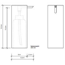 Дозатор для рідкого мила Decor Walther Tube TB SSP 0541900 хром, фото №2