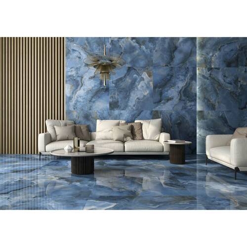 Керамогранит Geotiles Oni Blue 60x120 см, фото 8