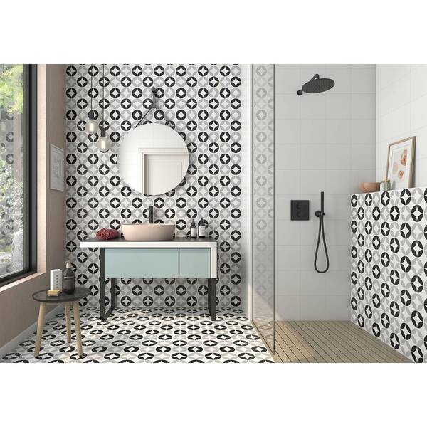 Керамограніт Geotiles Bora Black 22,3x22,3 см, фото 2