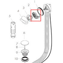 Запчасть Hansgrohe 97699000 для сифона, фото №2