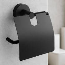 Тримач для туалетного паперу Аква Родос Gloria 8126, чорний матовий, фото №1