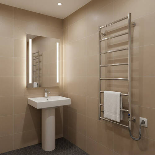 Рушникосушарка електрична Mario Класік F НР-ІTR 1090х430/75 мм хром 100 Вт, фото 1