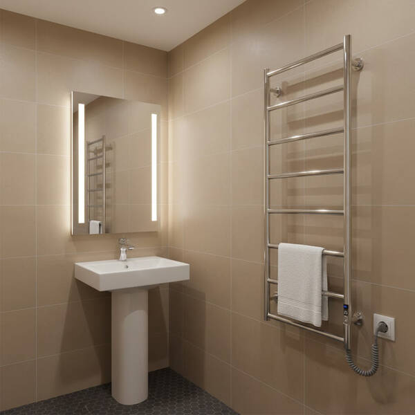 Рушникосушарка електрична Mario Класік F НР-ІTR 1090х430/75 мм хром 100 Вт, фото 1