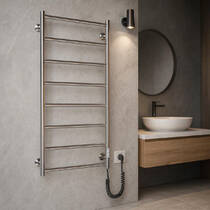 Полотенцесушитель электрический Mario Классик F НР-I 1090х530/75 TR K (2.3.0705.10.Р) 1100х520 мм хром 115 Вт