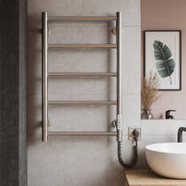 Полотенцесушитель электрический Mario Классик F НР-I 650х430/75 TR K 660х420 мм хром 65 Вт