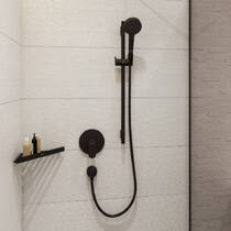 Змішувач прихованого монтажу для душу Hansgrohe Vernis Blend 71667670 чорний матовий, фото №3