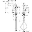 Змішувач для кухні Hansgrohe Talis M54 72808000 з висувним виливом, хром, фото 3