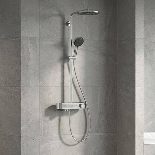 Душова система Hansgrohe Pulsify Showerpipe 260 1jet 24230000 з термостатом, фото 1