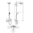 Душевая система Hansgrohe Pulsify Showerpipe 260 1jet 24230000 с термостатом, фото 2