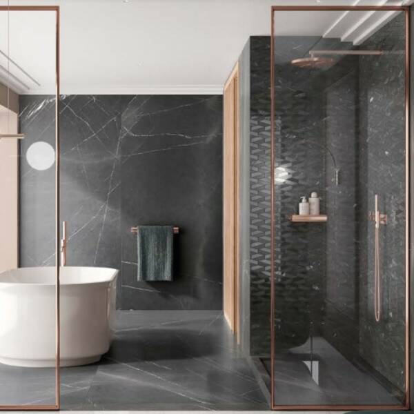 Керамограніт Italgraniti Mw02Bafa Pietra Grey Fade Sq. 60x120 см, фото 3