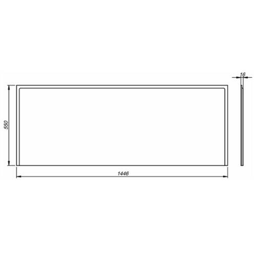 Панель для ванны Kolo UNI 2 PWP2351000 150 см фронтальная универсальная, фото 2