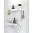 Контейнер для зберігання аксесуарів Hansgrohe WallStoris 27912700 глибокий, білий матовий, фото 3