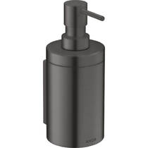 Дозатор для рідкого мила Axor Universal Circular 42810340 з тримачем, хром чорний матовий, фото №1
