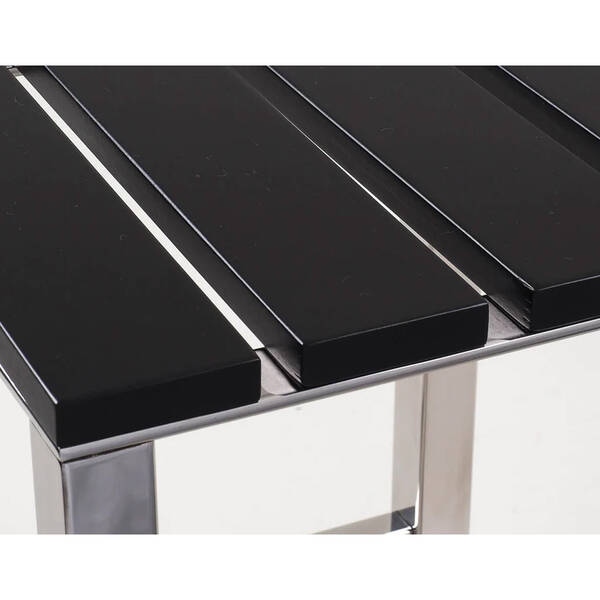 Табуретка для душевой кабины Decor Walther Universal DW 68 0503605 ярко-черный/дерево, фото 3