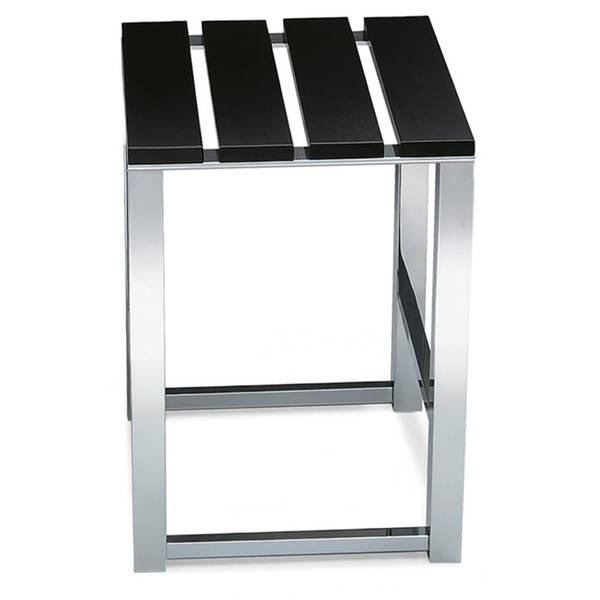 Табуретка для душевой кабины Decor Walther Universal DW 68 0503605 ярко-черный/дерево, фото 1
