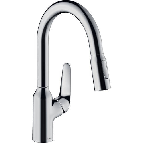 Смеситель для кухни Hansgrohe Focus M42 71801000 с выдвижным душем, фото 1