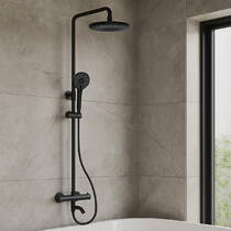 Душевая система Devit Frida 50502203B с термостатом, фото №1