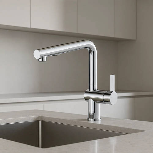 Змішувач для кухні Devit Snape 100847 хром, фото 4