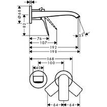 Смеситель скрытого монтажа для раковины Hansgrohe Vivenis 75050000 хром, фото №2