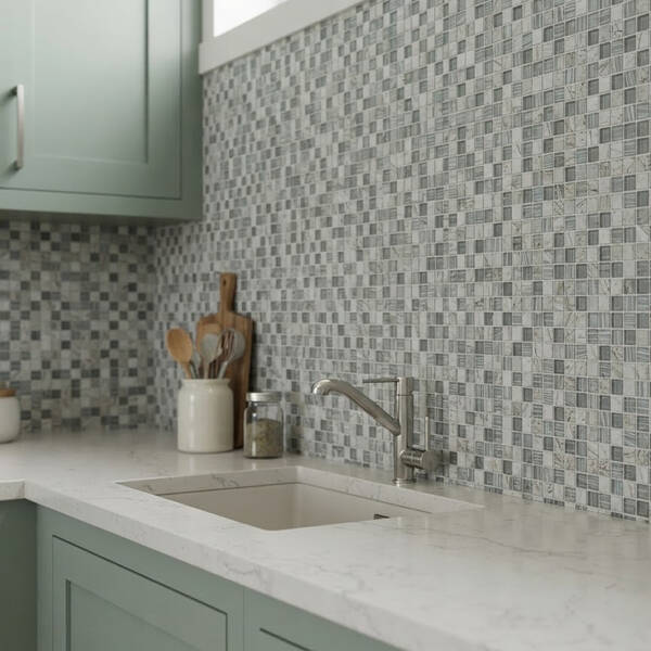 S-MOS BMM0061-017A-4 MIX STONE+GLASS MOSAIC — фото 3