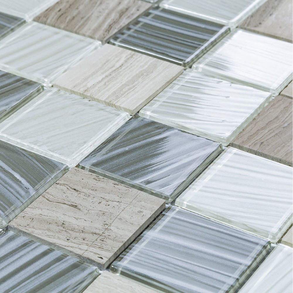 S-MOS BMM0061-017A-4 MIX STONE+GLASS MOSAIC (1 сорт)