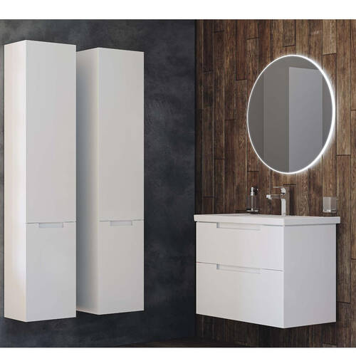 Тумба Аква Родос Інфініті 8806  з раковиною Elite 60 см білий матовий, фото 7