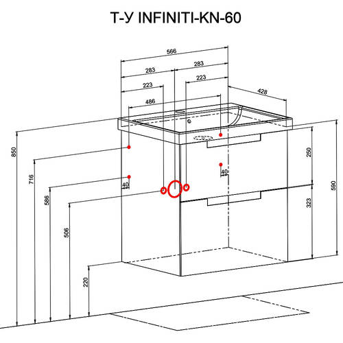 Тумба Аква Родос Інфініті 8806  з раковиною Elite 60 см білий матовий, фото 9