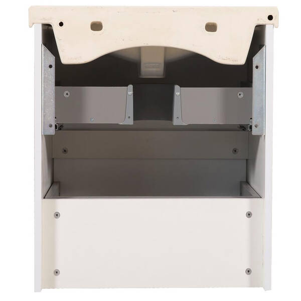 Тумба Аква Родос Інфініті 8806  з раковиною Elite 60 см білий матовий, фото 6