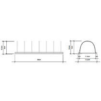 Держатель для полотенец Decor Walther Basic DW 221 0846860 черный матовый, фото №2