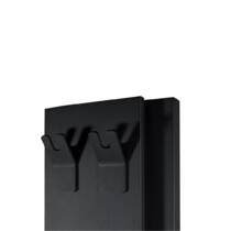 Полотенцесушитель электрический Deweit Whole Wall 1266 1250х245 мм черный мат 200 Вт с функцией обогрева, фото №4