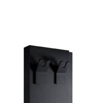 Полотенцесушитель электрический Deweit Whole Wall 1266 1250х245 мм черный мат 200 Вт с функцией обогрева, фото №5