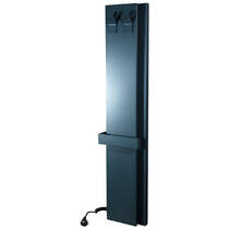 Полотенцесушитель электрический Deweit Whole Wall 1267 1250х245 мм антрацит мат 200 Вт с функцией обогрева, фото №2